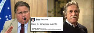 Pouco mais de 18 meses atrás, Geddel Vieira Lima (PMDB-BA) zombava de quem dizia que ele seria preso; em dezembro de 2015, numa discussão no Twitter, o ex-ministro de Michel Temer disse ao ator José de Abreu que "só iria à cadeia se fosse para visitar a mãe do artista".