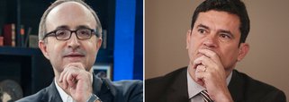 "Sergio Moro quer prender bandido tem meu aplauso. Sergio Moro quer instaurar uma ditadura no Brasil, não tem meu aplauso", atacou Reinaldo Azevedo, em um de seus programas na Jovem Pan; "Quer dizer que quem discorda de Sergio Moro é a favor da corrupção?", questiona; assista