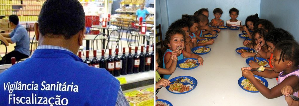 
A Vigilância Sanitária do Distrito Federal informou que uma das empresas investigadas na operação “Carne Fraca” fornece alimentos para merendas em escolas públicas; de acordo com o diretor do órgão, Manoel Neto, fiscais vão colher amostras, para apurar se alunos ingeriram comida com alguma irregularidades; nenhuma das 21 empresas investigadas na operação é fornecedora direta da merendas para o governo do Distrito Federal; "A empresa que ganha a licitação aqui pode não estar citada na operação da PF, mas às vezes compra produtos dessas empresas", disse ele
