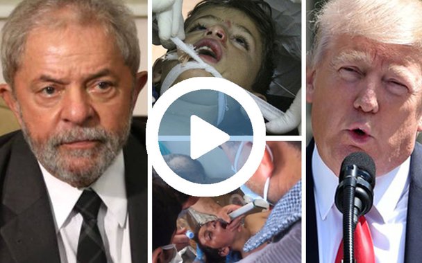 Ex-presidente classificou como "irresponsável" o bombardeio dos Estados Unidos contra a Síria, depois de um ataque químico que deixou mais de 70 mortos, sendo 20 crianças, cuja autoria ainda não foi investigada; "É preciso averiguar se a Síria utilizou armas químicas mesmo. Porque você lembra que na guerra do Iraque, os Estados Unidos também invadiram para procurar armas químicas e até hoje não apareceram armas químicas", comparou Lula, em uma entrevista concedida nesta manhã a uma rádio do Ceará; "Eu não sei a que pretexto eles bombardearam a Síria", completou; ao falar sobre Donald Trump, Lula declarou que "o mundo não está precisando de governantes arrogantes"; assista