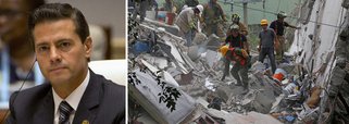 Presidente do México, Enrique Peña Nieto, anunciou três etapas de ações após o forte terremoto da última terça-feira e pediu aos voluntários que apoiem o trabalho de auxílio às vítimas; resposta do governo será dividida em três partes: apoio à população afetada, elaboração de um censo abrangente de danos materiais e reconstrução; até agora, as autoridades registraram 230 mortes por causa do terremoto de magnitude 7,1, das quais 100 na Cidade do México