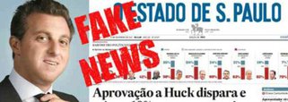 "Suicídio em massa no Estadão", postou o DCM no Facebook sobre a notícia de que Luciano Huck desistirá oficialmente da candidatura à presidência nesta segunda-feira 27; a ironia faz referência à manchete Fakenews do jornal, que usou dados de uma pesquisa para forçar um apoio inexistente a Huck; nada adiantou