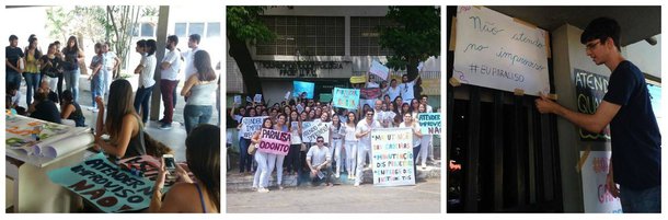 Estudantes do curso de Odontologia da Universidade Federal do Ceará (UFC) que paralisaram as atividades desde ontem (25), estiveram reunidos hoje (26), com a diretoria da Faculdade para tentar solução para os problemas de funcionamento do curso. Os estudantes denunciam a falta de estrutura das clínicas que prestam serviços odontológicos e são utilizadas na formação dos alunos. Também denunciam a precariedade das salas de aula, desprovidas de equipamentos fundamentais para ministração de aulas teórica
 
