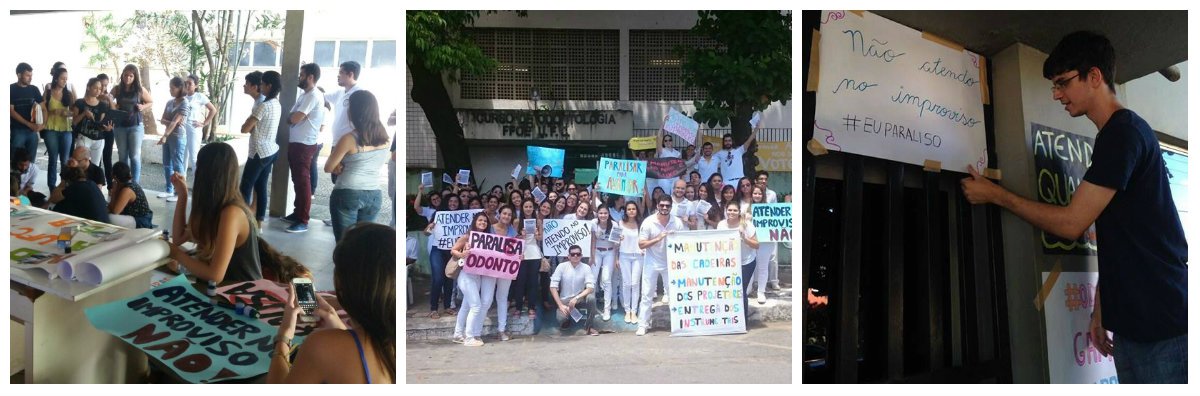 Estudantes do curso de Odontologia da Universidade Federal do Ceará (UFC) que paralisaram as atividades desde ontem (25), estiveram reunidos hoje (26), com a diretoria da Faculdade para tentar solução para os problemas de funcionamento do curso. Os estudantes denunciam a falta de estrutura das clínicas que prestam serviços odontológicos e são utilizadas na formação dos alunos. Também denunciam a precariedade das salas de aula, desprovidas de equipamentos fundamentais para ministração de aulas teórica
 