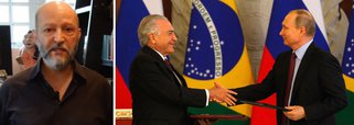 "Ele assinou o acordo bilateral sem levar em conta que seus compromissos podem ficar velhos em dois minutos. Ou em duas delações premiadas. Quando terminar sua viagem, Temer retornará não apenas ao Brasil, mas à realidade de um país em que o próprio presidente é acusado de corrupção", comenta o jornalista; ele ironiza ainda ao dizer que "o PMDB desenvolveu uma forma inconsciente de desnudar a corrupção. Desvenda os crimes praticando-os em proporções tão amazônicas que ficou impossível não perceber as pistas"