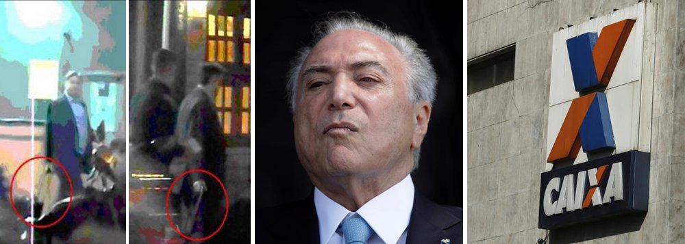 O Ministério Público Federal pediu a troca imediata de todos os vice-presidentes da Caixa Econômica Federal e afirma que Rodrigo Rocha Loures, ex-assessor de Michel Temer flagrado com mala de dinheiro da JBS, teria procurado o presidente do banco, Gilberto Occhi, para tratar de assuntos de uma empresa; trata-se da Rodrimar, que atua no Porto de Santos, e também é investigada por supostas propinas direcionadas ao grupo de Temer