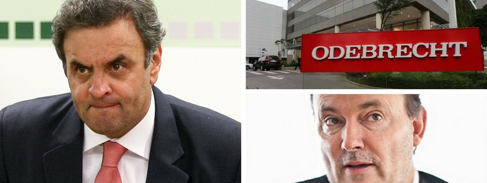 Aécio Neves delatado Odebrecht