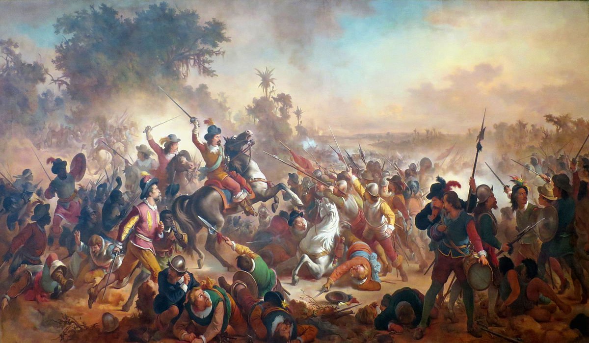 Batalha dos Guararapes, óleo sobre tela por Victor Meirelles de Lima