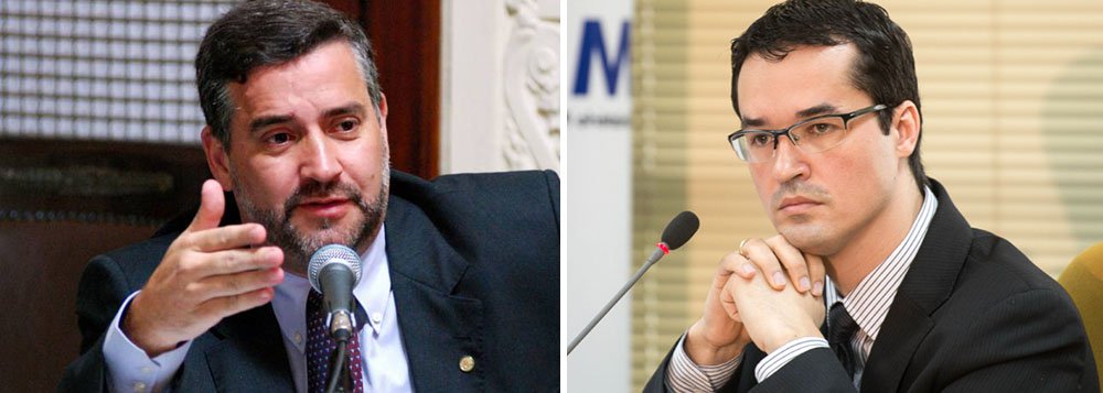 Em vídeo postado na internet, o deputado Paulo Pimenta (PT-RS) criticou duramente a entrevista coletiva do procurador Deltan Dallagnol, da Lava Jato, em que ele afirmou que as eleições de 2018 serão "a batalha final" contra a corrupção. "O que querem agora os golden boys de Curitiba? Querem apresentar uma lista de quem pode ou não deve ser candidato?", questionou Pimenta, para quem a iniciativa do Ministério Público é autoritária e antidemocrática. Pimenta mandou também um recado para o procurador Carlos Fernando Lima, que, há algumas semanas, o teria ameaçado dizendo que "2018 vem aí". "Mude seu título para o Rio Grande do Sul e vá lá bater chapa comigo", disse ele; confira