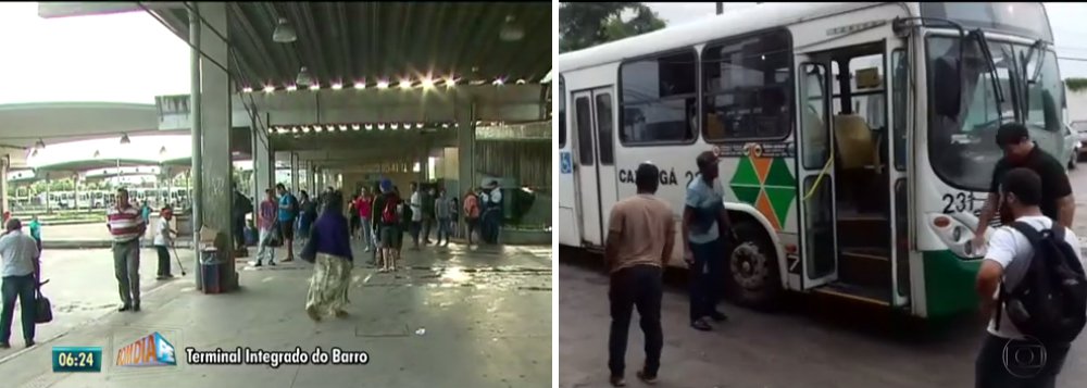 Rodoviários do Grande Recife entraram em greve por tempo indeterminado a partir desta segunda-feira (3); no início da manhã, apenas 17% da frota estava em circulação, apesar da determinação do Grande Consórcio Recife, responsável pelo gerenciamento do sistema, de que a frota mínima em circulação chegasse a 30% do total e de 50% nos horários de pico; sistema de ônibus da Região Metropolitana do Recife opera com cerca de 3 mil veículos, que atendem cerca de 2 milhões de usuários diariamente