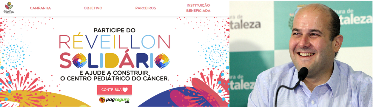 Considerado o segundo maior do Brasil, o Réveillon de Fortaleza terá um diferencial solidário, este ano. A Prefeitura quer sensibilizar quem vai  participar da festa da chegada do Ano Novo para contribuir com a campanha "Réveillon Solidário Fortaleza". A campanha será lançada oficialmente, nesta segunda-feira (18), em coletiva de imprensa, na sede da Associação Peter Pan, instituição que será beneficiada este ano