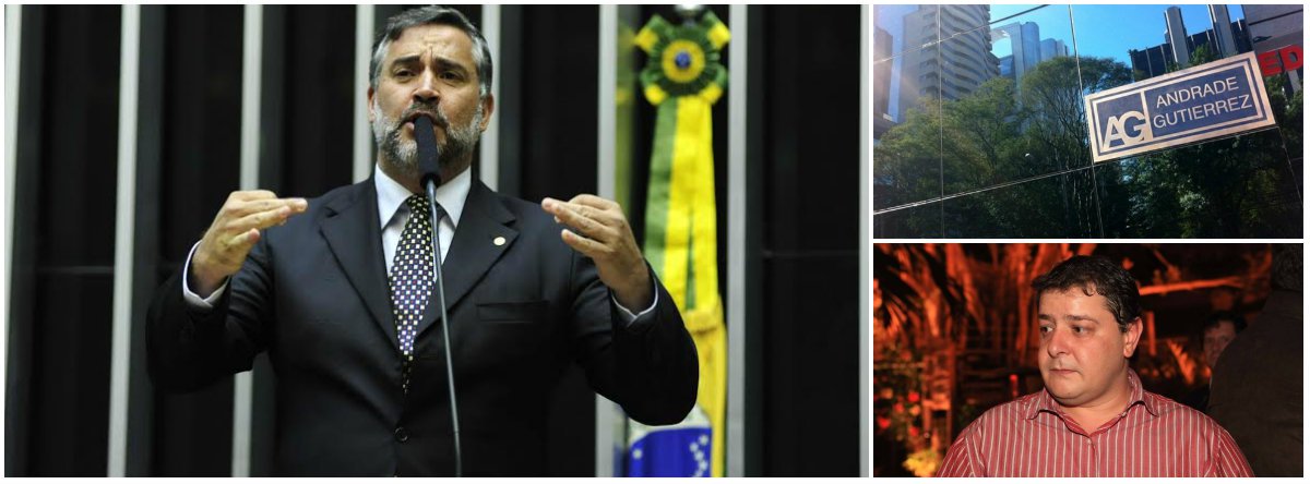 Deputado aponta as ilegalidades do acordo de delação premiada da Andrade Gutierrez, que segundo reportagem da Folha, vem sendo pressionada por procuradores da Lava Jato a denunciar o filho do ex-presidente Lula, caso contrário o acordo com o grupo não será fechado; Pimenta lembra que o assunto envolvendo Fábio Luiz Lula da Silva e sua empresa "não tem nada a ver com a Lava Jato"; "Delação diz respeito ao inquérito, e não sobre uma pessoa. A base teórica do MPF é a mesma da ditadura. Todos os métodos são válidos para obter confissões. Se é verdade ou não, não vem ao caso", denuncia o parlamentar
