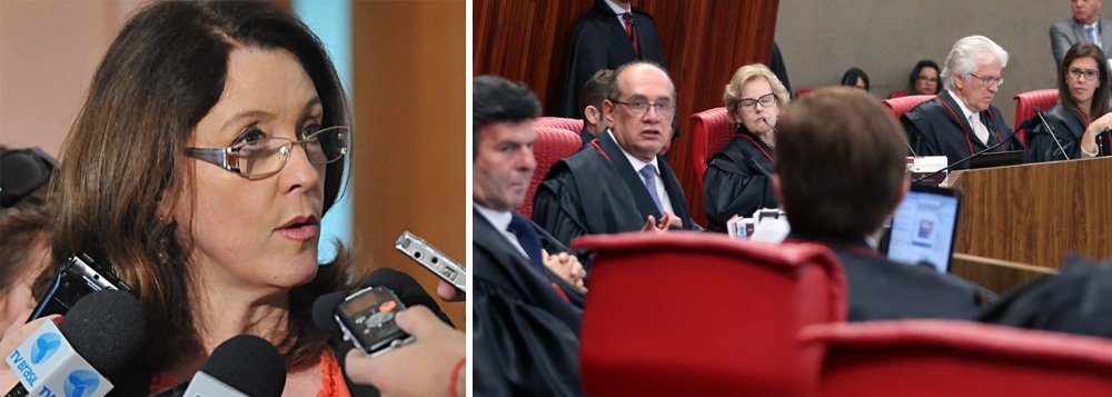"Para nós que conhecemos as manhas e as manias desse pessoal de Brasília", o TSE emitiu "um sinal inequívoco de que não tem a menor intenção de cassar Michel Temer", avalia a jornalista, sobre o adiamento do julgamento para até maio; "Mas parece também não ter coragem para decidir e bancar essa decisão agora. Saiu-se com o velho jeitinho, empurrou com a barriga, e Temer vai governando como se não houvesse amanhã", diz ela