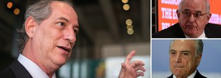 Pré-candidato à presidência em 2018 pelo PDT, Ciro Gomes vê o nome do ex-ministro do STF Nelson Jobim como o mais provável para o lugar de Michel Temer, em caso de eleição indireta; "[Jobim] é sócio de um banco e poderia, teoricamente, assumir esse compromisso de manter a normalidade da economia e preparar o País para as eleições gerais de 2018", declarou, em entrevista a uma rádio de Porto Alegre; Ciro disse ainda que não cogita disputar o mandato tampão; “Eu tenho nojo de conchavo e conspiração. Estava até afastado da política e o que está acontecendo no Brasil é uma conspiração do baronat. Eu não me prestaria a um serviço destes em nenhuma hipótese”, criticou; seu partido defende antecipação das eleições gerais