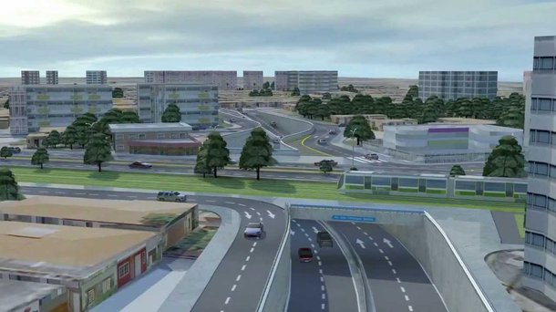 O primeiro túnel será construído na Via Expressa, de forma longitudinal, entre as avenidas Santos Dumont e Padre Antônio Tomás. O segundo túnel será construído na Avenida Alberto Sá sob a Via Expressa. As obras, que acontecerão simultaneamente, começam em julho e têm previsão de entrega para dezembro de 2018
