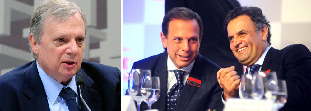 Jornalista Fernando Brito resume a disputa interna do PSDB em torno do desembarque ou não do governo de Michel Temer; "É a expectativa de tirar do controle de Aécio Neves a parte significativa da máquina partidária que tem sob seu controle. E, com isso, retirar seu poder de influir mais fortemente na escolha do candidato tucano à presidência e na definição de uma aliança com o PMDB", diz Brito