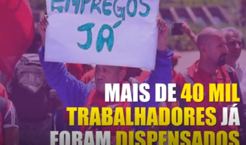 Um vídeo divulgado pelo mandato da deputada Benedita da Silva (PT-RJ) mostra os estragos na economia do Rio de Janeiro e do País causados pela operação Lava Jato; "A Lava Jato deveria punir apenas os diretores envolvidos em corrupção, mas a operação preferiu punir as empresas nacionais", diz trecho do vídeo, que destaca também a destruição da indústria naval brasileira, que chegou a empregar 80 mil funcionários no País