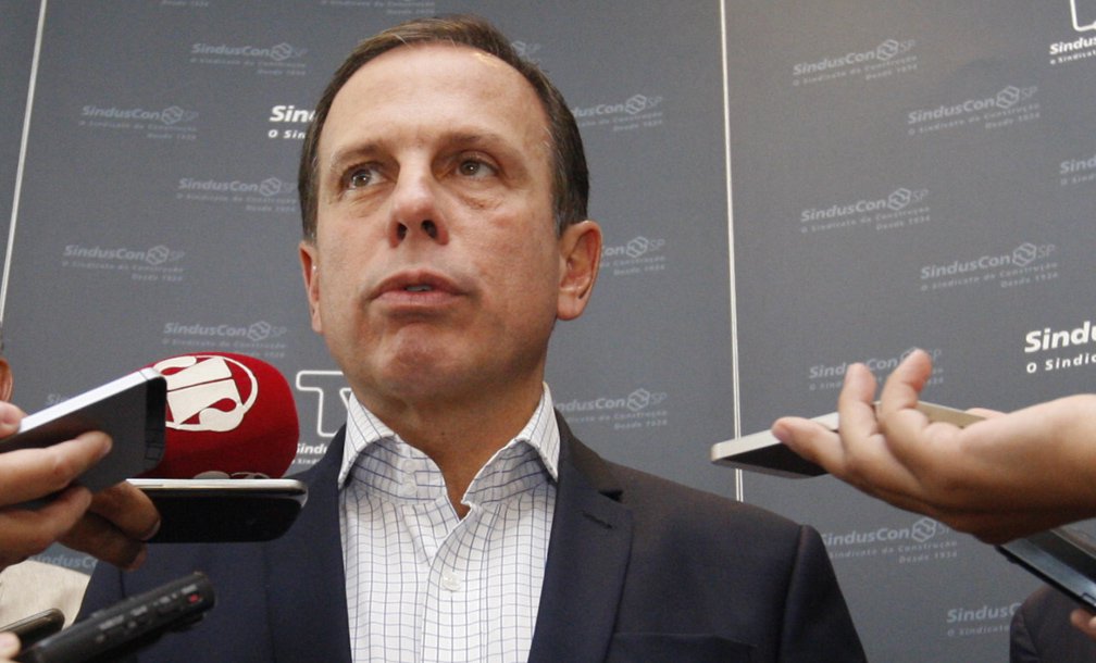 O prefeito João Doria