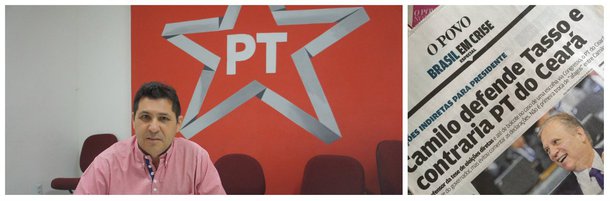 Em reação às declarações do governador Camilo Santana de apoio à Tasso Jereissati em caso de eleições indiretas, o presidente do PT Ceará, Fco. de Assis Diniz afirmou ao Ceará 247 que a decisão do partido sobre a saída da crise política que atravessa o Brasil, vale pra todos os filiados. "A resolução é que não temos qualquer perspectiva de debater qualquer outra saída que não seja a de eleições diretas. Uma eleição indireta nesse Congresso desmoralizado, não tem qualquer legitimidade e Camilo não fala pelo PT, que tem posição muita clara" 
 