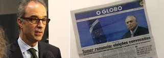 A edição falsa do jornal O Globo, que circulou em São Paulo, causou uma enorme repercussão, obrigando a próprio Globo e seus satélites a divulgarem a notícia; jornal afirmou que divulgação ocorre no mesmo momento em que o veículo lançou campanha contra as "fake news"; "Nessa era de pós-verdades, me parece mais saudável ler o Globo fake, que ao menos é autêntico em seu desejo de reproduzir “pós-verdades” do que o original, que tenta enganar o povo brasileiro há décadas", diz Miguel do Rosário, do Cafezinho