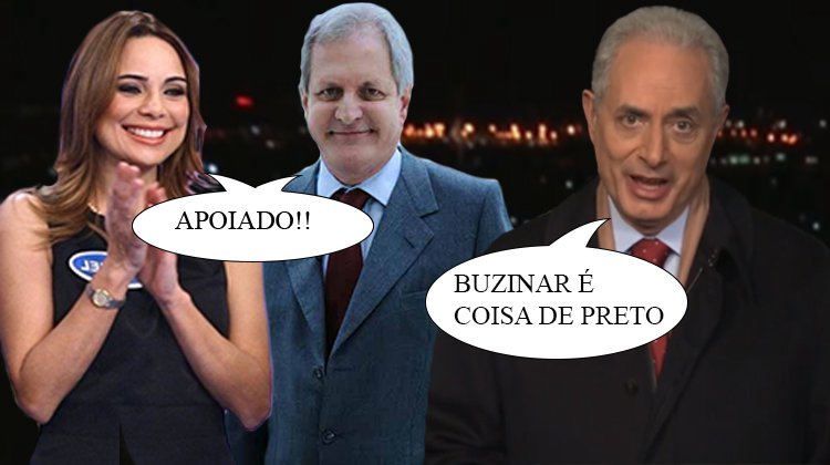 Defesas repugnantes que Augusto Nunes, da Veja, Raquel Sheherazade, do SBT, e Reinaldo Azevedo, da Rede TV, fizeram da agressão criminosa (lei 7716/89) que o ex-âncora da Globo William Waack assacou contra, segundo o IBGE, 54% dos brasileiros, merecem resposta à altura