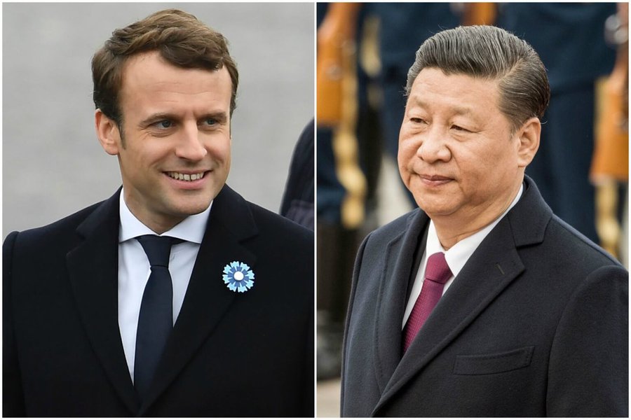 O presidente chinês, Xi Jinping, disse ao seu colega francês, Emmanuel Macron, nesta sexta-feira que espera que a França possa desempenhar um "papel construtivo" na questão nuclear na Península Coreana, disse a emissora estatal de TV da China; Xi fez o comentário em uma conversa por telefone com Macron