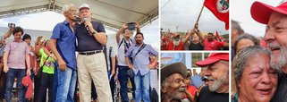 Durante ato em Governador Valadares nesta terça-feira, 24, em seu segundo dia de caravana por Minas Gerais, o ex-presidente Lula voltou a criticar a caçada judicial e midiática a que vem sendo submetido no País; "Eles já encontraram dinheiro na casa de todo mundo. Não na minha. Por que não vão na televisão pedir desculpas? Todo mundo é contra corrupção. O errado é um setor da PF e do Ministério Público se subordinarem à imprensa. Eles não têm coragem de reconhecer que eu sou inocente", disse Lula; "Eu não vou me contentar se essa gente não pedir desculpas pra mim", acrescentou o ex-presidente
