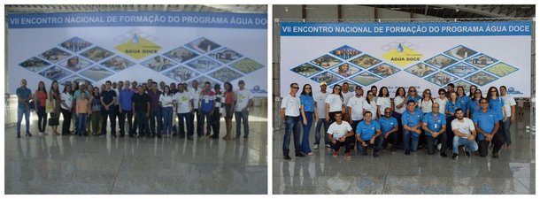 Realizado em João Pessoa, na Paraíba, o VII Encontro Nacional de Formação do Programa Água Doce reuniu gestores dos vários órgãos que executam o programa, as equipes técnicas de cada estado e representantes de comunidades beneficiárias de nove estados do Nordeste e Minas Gerais; no encontro, o Piauí se destacou por ter sido apresentado como exemplo ideal no que diz respeito ao acordo de gestão; “a ação no estado tem o apoio total da direção da instituição executora e tem o compromisso de aplicar a metodologia do programa na íntegra, assim como na integração da equipe com as comunidades beneficiadas”, disse o coordenador estadual do programa, Adalberto Nascimento