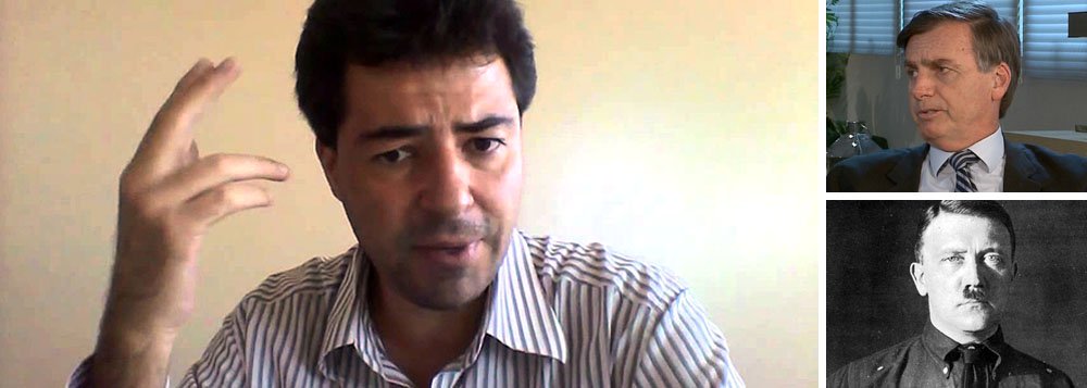 “O PT é a sigla do Partido dos Trabalhadores. Da mesma maneira, o partido nazista era uma sigla: Partido Nacional Socialista dos Trabalhadores Alemães. Você realmente acredita que um partido socialista dos trabalhadores é um partido de direita?”, afirmou Adolfo Sachsida, professor do deputado Jair Bolsonaro, para dizer que seu xará Adolf Hitler era de esquerda