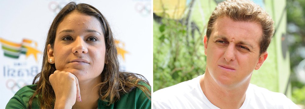  nadadora pernambucana Joanna Maranhão criticou nesta quinta-feira, 30, o apresentador de TV Luciano Huck, que defendeu que é hora de sua geração "assumir os espaços de poder"; "Luciano Huck diz que é hora da geração dele ocupar os espaços do poder. Amore, vocês já estão no poder. Há séculos!", disse a atleta em sua página no Twitter