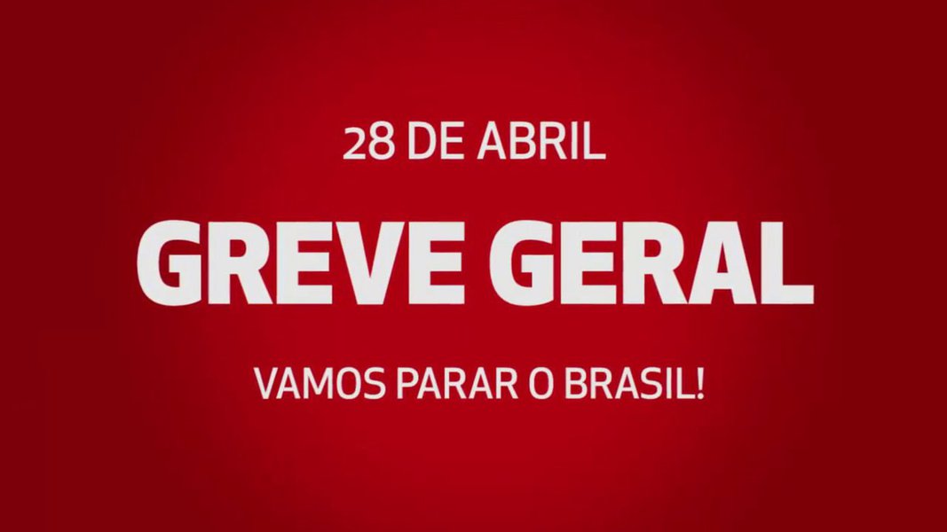 A greve geral desta sexta-feira (28) vem ganhando a adesão de importantes setores da sociedade a cada dia. No Ceará, rodoviários, operários da construção civil, professores municipais e estaduais e desembargadores do TRT, entre outros, já anunciaram a paralisação das atividades. Confira algumas categorias que irão apoiar o ato