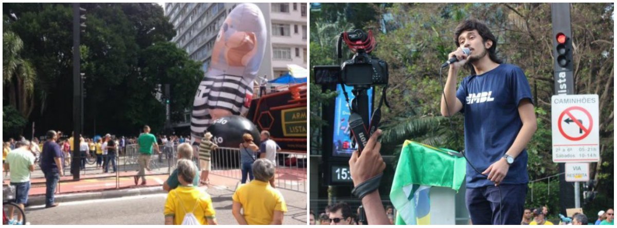Jornalista Pedro Zambarda de Araujo, diz, no Diario do Centro do Mundo, que o protesto deste domingo (26) foi um "fiasco completo"; "A Paulista foi tomada por defensores da ditadura militar e por cidadãos que precisam toda hora se explicar por que pedem a prisão de Lula e não a de políticos do PSDB e de outros partidos", afirma; "Na frente do Shopping Cidade São Paulo, um quarteto de violinistas tocava para conseguir alguns trocados. Os violinos eram os do Titanic da direita xucra e de seus ídolos"