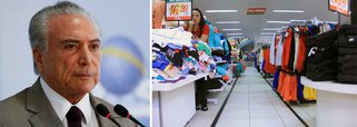 
IBGE divulgou nesta quinta-feira, 30, que as vendas do comércio varejista caíram 7% em janeiro deste ano, comparado com o mesmo período do ano passado; comparado com dezembro de 2016, a queda é de 0,7%; é o segundo mês consecutivo de queda; no acumulado de 12 meses, a queda é de 5,9%, mantendo as taxas negativas desde maio de 2015;  volume de venda de seis das oito atividades pesquisadas tiveram queda, com destaque para equipamentos e materiais para escritório, informática e comunicação (-4,8%), combustíveis e lubrificantes (-4,4%), entre outros
