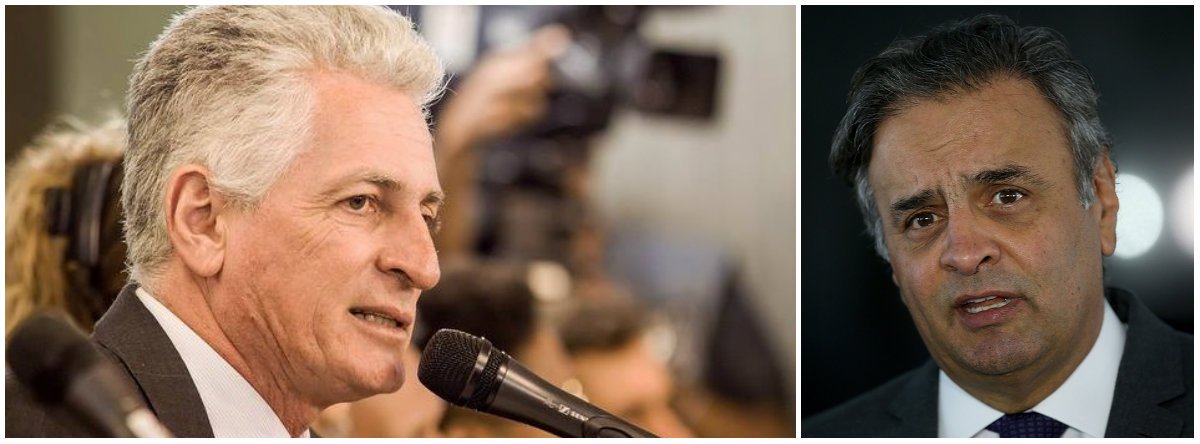 Deputado estadual Rogério Correia (PT) rebate declaração do senador Aécio Neves (PSDB-MG) de que não é um "servidor qualquer"; "De fato ele não é um servidor público qualquer, honesto e trabalhador. É um senador corrupto, golpista, que se uniu a Temer e Cunha para derrubar a democracia, que quebrou Minas quando foi governador e lançou o Brasil na crise de hoje", rebateu o parlamentar