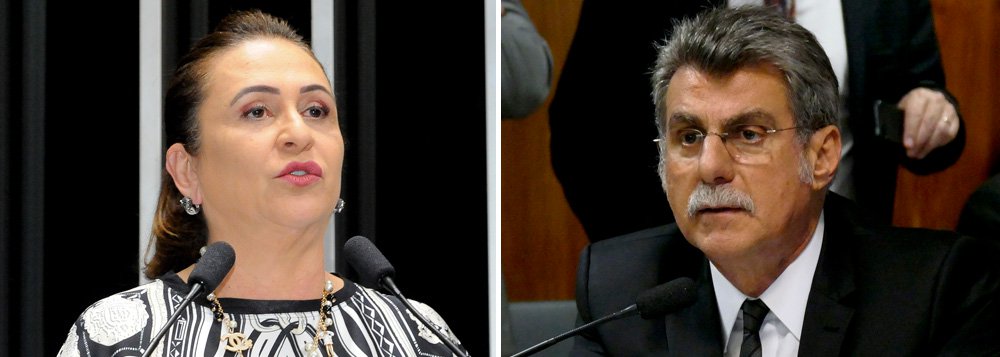Em seu primeiro discurso na tribuna do Senado após ter sido expulsa do PMDB, a senadora Kátia Abreu (TO) bateu duro contra o presidente nacional do PMDB, o também senador Romero Jucá (RR);  "O Brasil e o Tocantins sabem que fui expulsa de uma legenda cuja cúpula não reúne condições morais e que virou o escárnio da nação", disse; "Tenho certeza, senador, que se fosse aqui Romero Jucá, esse canalha, esse crápula do Brasil, esse ladrão de vidas e almas alheias, o senhor teria sido mais condescendente com ele", completou a senadora ao se dirigir ao senador João Alberto Souza (PMDB-MA), que presidia a sessão