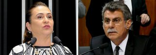 Em seu primeiro discurso na tribuna do Senado após ter sido expulsa do PMDB, a senadora Kátia Abreu (TO) bateu duro contra o presidente nacional do PMDB, o também senador Romero Jucá (RR);  "O Brasil e o Tocantins sabem que fui expulsa de uma legenda cuja cúpula não reúne condições morais e que virou o escárnio da nação", disse; "Tenho certeza, senador, que se fosse aqui Romero Jucá, esse canalha, esse crápula do Brasil, esse ladrão de vidas e almas alheias, o senhor teria sido mais condescendente com ele", completou a senadora ao se dirigir ao senador João Alberto Souza (PMDB-MA), que presidia a sessão
