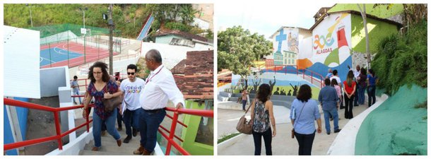 A equipe do ONU Habitat em Alagoas realizou um trabalho de campo nas grotas da capital, na comunidade do Ouro Preto, para iniciar o processo de ambientação com os locais e famílias beneficiadas pelo programa Vida Nova nas Grotas; o grupo foi a campo conhecer as transformações já realizadas e dificuldades vividas pelos moradores com o objetivo é aplicar as experiências práticas aos trabalhos que serão realizados no escritório