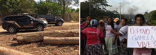Assim que tomou conhecimento dos ataques de fazendeiros aos indígenas do povo Gamela, em Viana (MA), o MPF-MA comunicou o fato à PF e à Secretaria de Segurança Pública do Estado, solicitando deslocamento imediato de força policial para a região do conflito, precisamente nas aldeias Piraí e Cajueiro; MPF quer também que a Funai se manifeste sobre as providências adotadas ante a iminência de possível novo ataque aos indígenas
