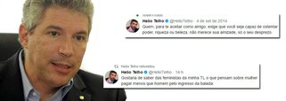 O procurador da República Hélio Telho lançou uma enquete em seu twitter com a seguinte pergunta: “Gostaria de saber das feministas da minha TL o que pensam sobre mulher pagar menos que homem pelo ingresso da balada?”; e abaixo deste texto aparecem as opções está certo ou está errado; a pergunta que não quer calar é: qual o objetivo do procurador com esta enquete?; se é apenas provocar as mulheres que lutam por seus direitos ou estimular que outros homens como ele ajam da mesma forma?
