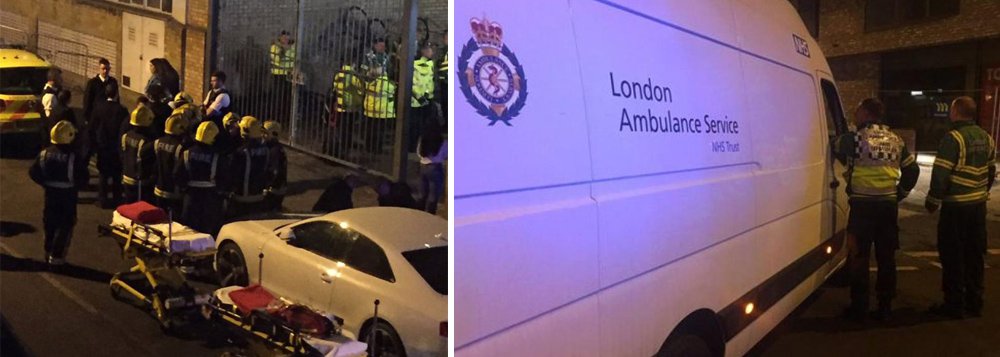 Doze pessoas ficaram feridas, duas delas gravemente, na madrugada desta segunda-feira (17) em uma casa noturna de Londres depois de serem atingidas por uma substância ácida, segundo as autoridades locais; incidente aconteceu em Mangle, um clube na zona nordeste da capital, onde se encontravam 600 pessoas aproveitando o feriadão da Semana Santa; briga entre dois grupos de pessoas desencadeou o incidente, o que levou um homem a pulverizar uma substância tóxica nos outros frequentadores, todos com cerca de 20 anos; duas pessoas se encontram em estado grave e as outras 10 vítimas foram tratadas por ferimentos leves