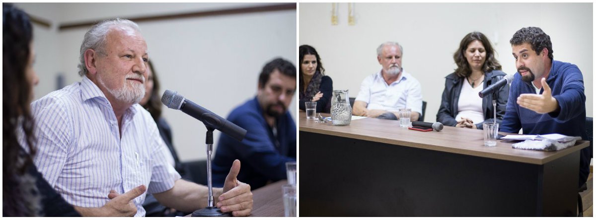 Em debate organizado pela Associação Juízes pela Democracia em Porto Alegre, João Pedro Stédile, do Movimento dos Trabalhadores Rurais Sem Terra (MST), e Guilherme Boulos, do Movimento dos Trabalhadores Sem Teto (MTST), que lideram ainda a Frente Brasil Popular e a Frente Povo Sem Medo, debateram também a criminalização dos movimentos sociais no Brasil pós-golpe e a união da esquerda diante do desmonte promovido pelo governo Temer, como foi demonstrado na greve geral de 28 de abril; confira os principais pontos na reportagem de Marco Weissheimer, do Sul 21