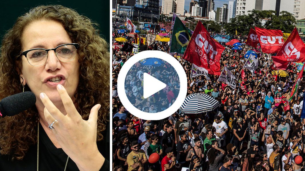 Em vídeo, deputada explica os rumos para a saída de Michel Temer no Tribunal Superior Eleitoral; ela avalia que a preocupação do Congresso e setores da economia neste momento é colocar no lugar de Temer alguém que garanta o cumprimento da agenda das reformas, mas que, como ainda não há um nome de consenso, eles tentam ganhar tempo; para ela, "a única possibilidade de acelerar uma renúncia é a rua continuar gritando muito alto 'Fora, Temer', 'Diretas Já'"; assista