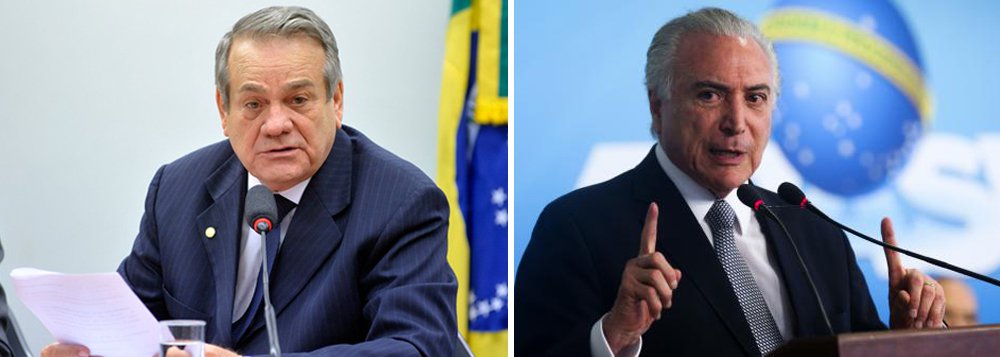 O deputado federal Ronaldo Lessa (PDT-AL), durante entrevista no Conselho Regional de Engenharia de Alagoas (CREA), afirmou que o presidente Michel Temer (PMDB) vai deixar o governo como “desgraçado, por que é um mentiroso que mente o tempo todo sobre as reformas trabalhista e da previdência, por que quer tocá-las de afogadilho”; Lessa é autor da PEC 312, que tramita na Câmara dos Deputados, propondo uma Assembleia Nacional Constituinte já em 2018