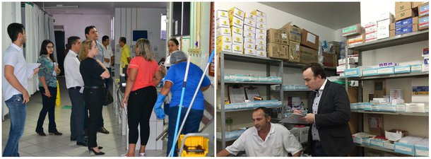 De acordo com a DPE-TO, no Hospital Geral da Palmas as principais urgências estão na falta de medicamentos, além de materiais básicos, como campos e arcos cirúrgicos; no Hospital Público de Gurupi destacam-se a falta de profissionais e de material para higienização básica como caixas; em Araguaína, o principal problema detectado é quanto ao tempo de espera por consultas com especialistas; em Taguatinga, o principal problema do hospital é quanto ao descarte de lixo hospitalar; foto: esq. (Guripi); dir. (Taquatinga)