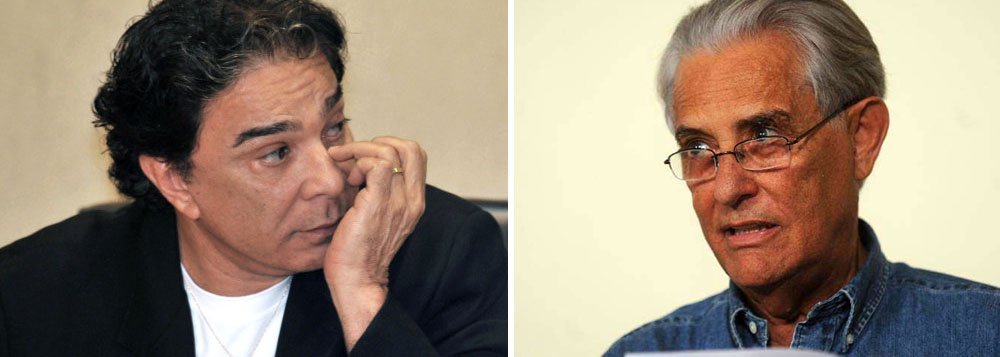 O doleiro Fayed Traboulsi e mais dez pessoas foram condenadas à prisão por peculato e lavagem de dinheiro no âmbito da Operação Caixa de Pandora, que desmantelou um esquema de corrupção no Distrito Federal conhecido como "mensalão do DEM"; por ter mais de 70 anos, o ex-governador Joaquim Roriz (à dir.) teve a pena prescrita, e o delator do esquema, Durval Barbosa (à esq.), recebeu perdão judicial por ter colaborado com as investigações, que apontaram um prejuízo superior a R$ 20 milhões aos cofres públicos