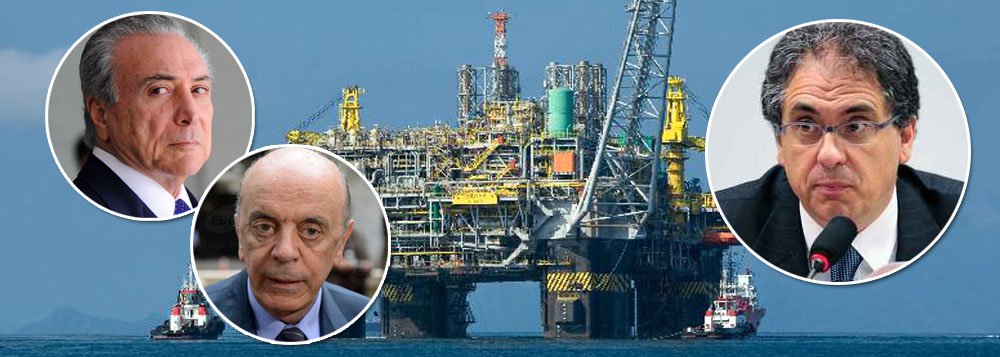 É o que aponta um estudo da Consultoria Legislativa da Câmara sobre os impactos de uma medida provisória do governo Temer que reduzirá tributos do setor petrolífero; de acordo com o material, o texto da MP, que está sob análise de uma comissão mista no Congresso, pode resultar na não arrecadação de R$ 1 trilhão com o óleo do pré-sal, considerando toda a extração das reservas; nesta terça-feira 10, o senador José Serra (PSDB-SP) renunciou à presidência da comissão, sem explicações; líder do PT, o deputado Carlos Zarattini (SP) disse que a proposta destrói a indústria nacional