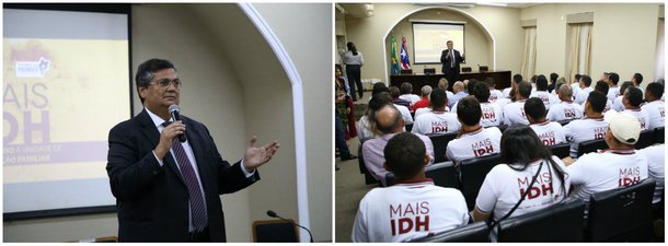 A produção agrícola inédita das mais de 7 mil famílias atendidas com fomento financeiro de R$ 20 milhões e assistência técnica especializada, fornecida pelo governo do Maranhão, foi um dos assuntos abordados pelo governador Flávio Dino na Oficina de Capacitação de Técnicos do Plano Mais IDH; o chefe do executivo planejou metas para continuidade do programa; o Plano Mais IDH é uma iniciativa do governo do Maranhão que visa a melhoria do Índice de Desenvolvimento Humano de 30 municípios maranhenses