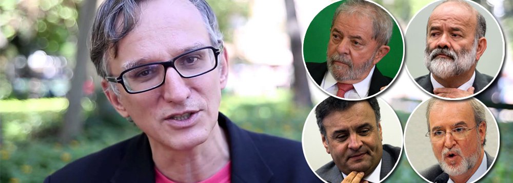 O escritor e jornalista Juremir Machado, autor de uma das melhores biografias sobre Getúlio Vargas, levantou dois fatos que demonstram a seletividade do Poder Judiciário no Brasil: 1) Lula está condenado em primeira instância sem provas substantivas. Aécio Neves, apesar da prova das malas de dinheiro e das gravações com sua voz, continua senador; 2) O petista Vaccari foi absolvido em segunda instância (deve ser condenado em outra ação) e continua preso. O tucano Eduardo Azeredo está condenado em segunda instância e continua solto