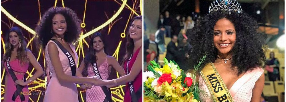 Os amigos e fãs, além dos jornalistas, que foram ao Aeroporto Petrônio Portela receber a Miss Brasil 2017 tiveram poucos segundos de visão e três ou quatro palavras da bela piauiense Monalysas Alcântara, terceira negra a ganhar o concurso; "Não, eu não esperava [disse, sobre a recepção no aeroporto]. Eu estou muito feliz, muito feliz"; agora, ela vai encarar agora um longo percurso do caminhão do Corpo de Bombeiros. O desfile da Miss Brasil 2017 vai percorrer ruas das zonas Norte, Leste e Centro de Teresina; relato do Piauí Hoje