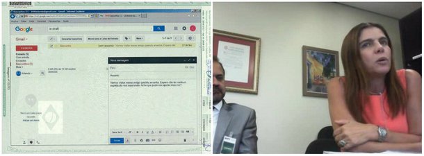 Jornalista Fernando Brito, do Tijolaço, diz que tudo indica que o rascunho do email que Mônica Moura diz ter trocado com Dilma Rousseff foi criado numa data e horário em que, "muito provavelmente, já se tinha notícia da prisão" dela e de seu marido, João Santana; para ele, "o suprassumo da história é o fato de a conta e o rascunho continuar por lá"; há ainda diversos outros detalhes grotescos, como a criação da senha com o nome da mulher do general Costa e Silva; "prova" do email virou piada na internet